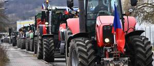 Protest zemědělců Praha (19.2.2024): Traktory v Praze, problémy v dopravě