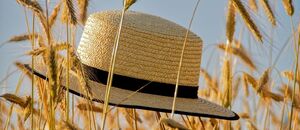 Léto: klobouk v obilí