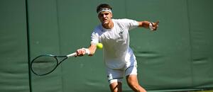 Jakub Menšík ve Wimbledonu Jakub Menšík ve Wimbledonu